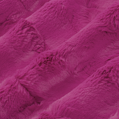 Faux Fur Shannon Fabrics - Luxe Cuddle® Hide Claret